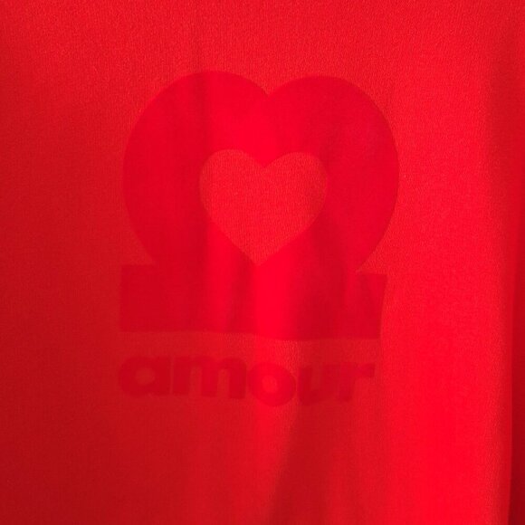 EUC H&M “Amour” graphic print & text oversized sweatshirt, M - Picture 5 of 5